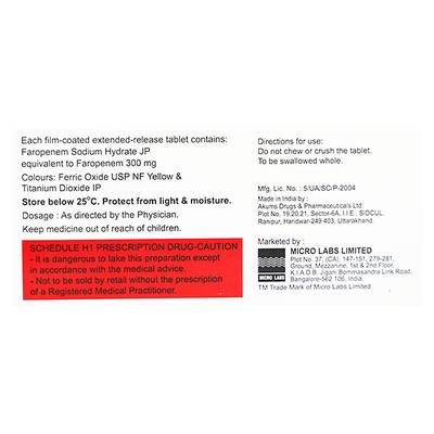 Faronac ER 300mg Tablet 6'S - Bacterial Infections-OBL