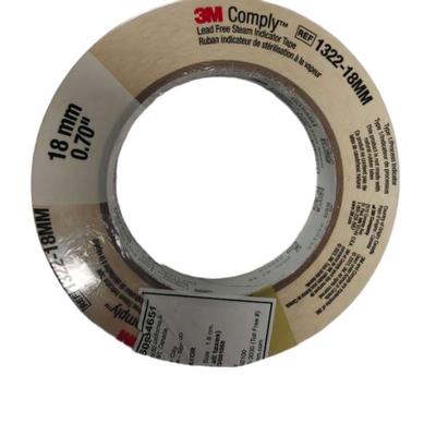 3M Comply Lead Free Steam Indicator Tape 1322 18MM 1's - Bandages & Dressings