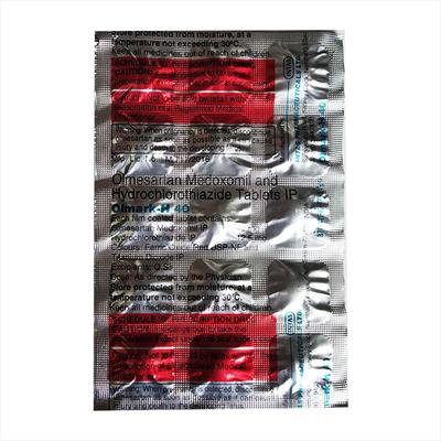 OLMARK H 40mg Tablet 15's - Hypertension-Ang