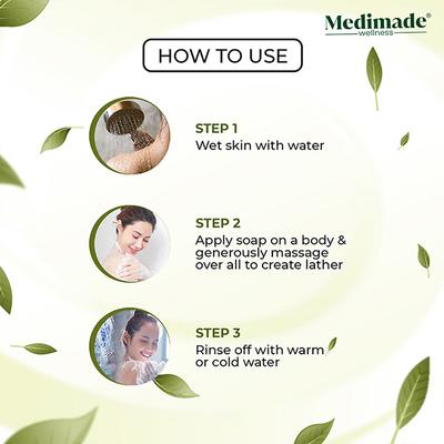 Medimade Ginger & Tea Tree Premium Soap 100 gm - Soaps