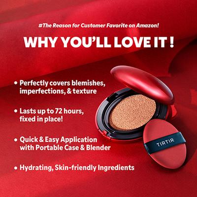 Tirtir Mask Fit Red Mini Cushion 34N Pecan 4.5 gm - Foundation