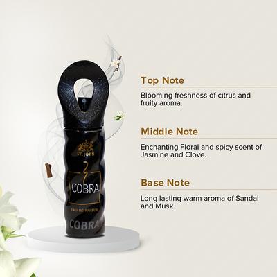 St. John Cobra Cool Limited Edition Deodorant Spray 150 ml + Live Limited Edition Deodorant Spray 150 ml + Cobra Eau De Parfum 15 ml 3's - Men Deodorants/Roll-Ons