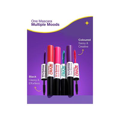 Swiss Beauty Craze It's Extraa Dual Mascara-Red Flag 5 g - Mascaras