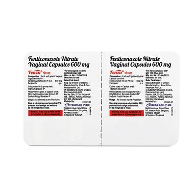 FENZA VAGINAL 600mg Capsule 2's - Fungal Infections-Anf