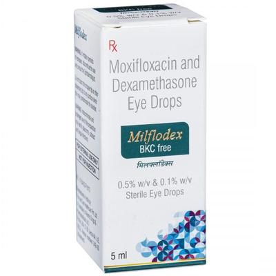 Milflodex Eye Drops 5ml - Eye Infections-Eaa