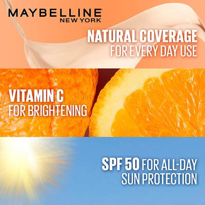 Maybelline New York Fit Me Fresh Tint With SPF 50 & Vitamin C Shade 06 Natural Coverage Skin Tint 30 ml - Foundation