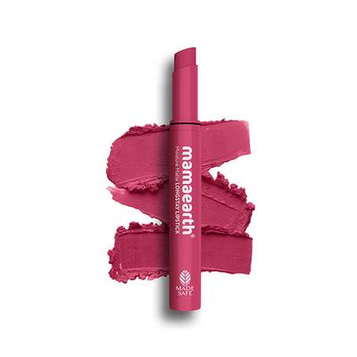 Mamaearth Moisture Matte Long stay Lipstick with Avocado Oil & Vitamin E for 12 Hour Long Stay 03 Candy floss Pink 2 gm - Lipsticks
