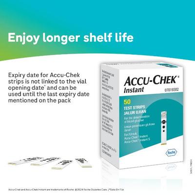 Accu-Chek Instant S Blood Glucose Monitor with Free 10 Test Strips - Blood Glucose Monitors/Test Strips