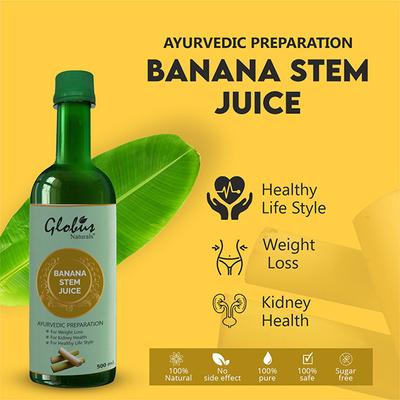Globus Naturals Banana Stem Juice 500 ml - Ayurvedic Juices