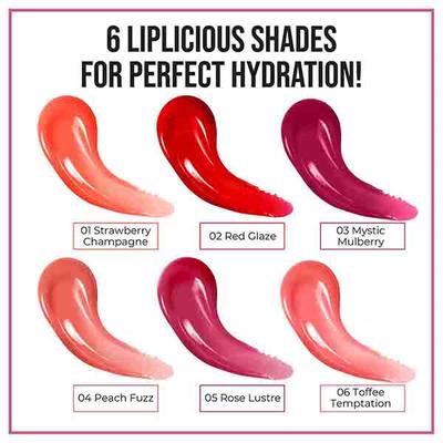 Insight Cosmetics Peptide Infused Lip Oil -Red Glaze 4.5 gm - Lip Glosses