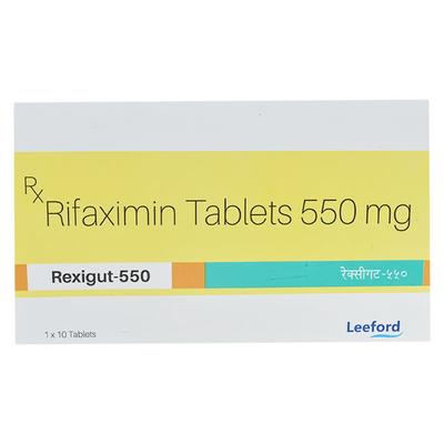 REXIGUT 550 Tablet 10's - Bacterial Infections-OAB