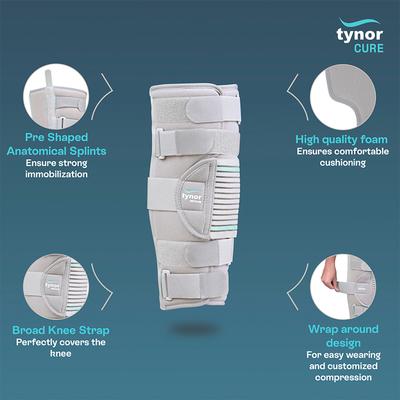 Tynor Knee Immobilizer (Child) (D 44) - Knee/Ankle/Leg/Foot Supports