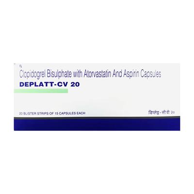 DEPLATT CV 20 Capsule 15's - Blood Clot-Ant