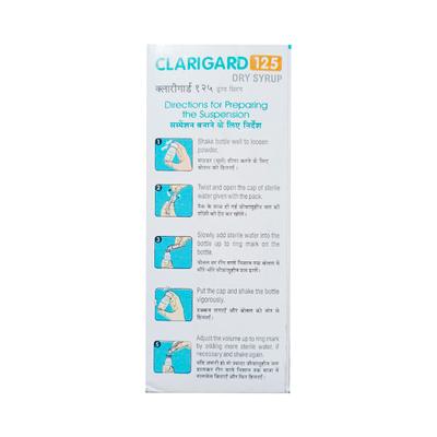 CLARIGARD BANANA FLAVOUR 125 Dry Syrup 1's - Bacterial Infections-Mac