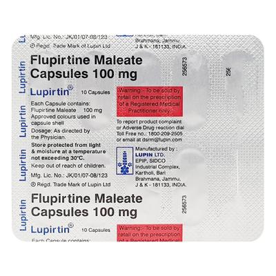 Lupirtin Capsule 10'S - Pain relief-Ano