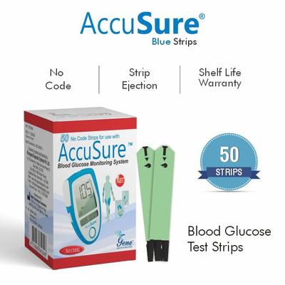 AccuSure Fora Blood Glucose Test Strips 50's - Blood Glucose Monitors/Test Strips