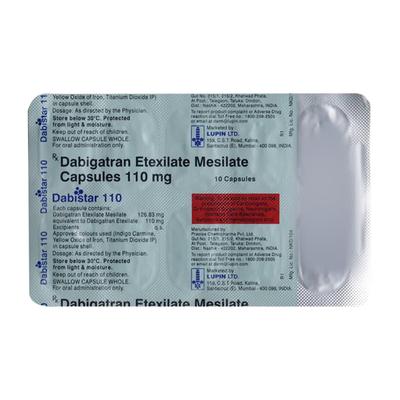 Dabistar 110mg Capsule 10'S - Blood Clot-Ant