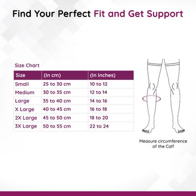 Flamingo Premium Below Knee Stockings (OC2073) (XL) 1's - Knee/Ankle/Leg/Foot Supports