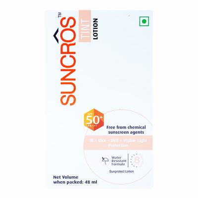 Suncros Tint SPF 50+ Lotion 48ml - Sunscreen Preparations-Emo