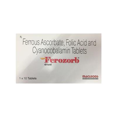 Ferozorb Tablet 10'S - Iron Supplement/Anaemia-Vma