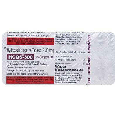 Hcqs 300mg Tablet 10'S - Malarial