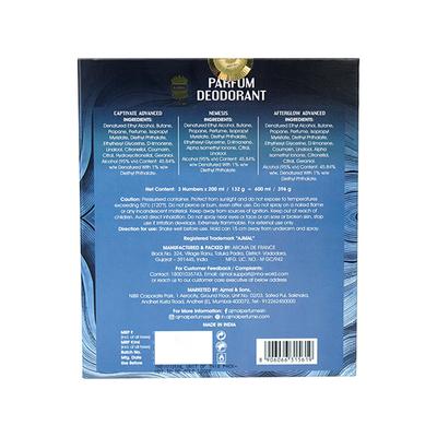 Ajmal Afterglow Advanced, Captivate Advanced, Nemesis Deodorant Spray 200ml Each For Men and Women 600ml 1's - Deodorants/Roll-Ons