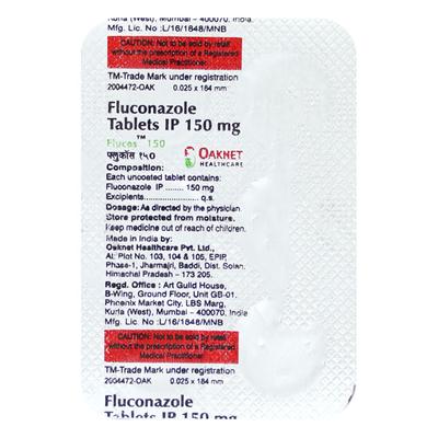 FLUCOS 150 Tablet 6's - Fungal Infections-Anf