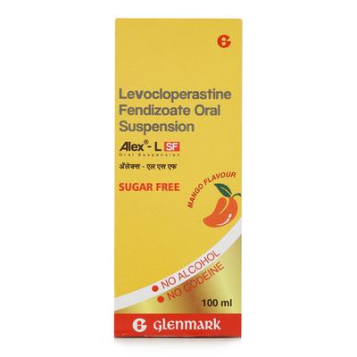 ALEX L SF Mango Flavour Oral Suspension 100ml - Cough And Cold-Cou