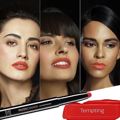 Faces Canada Ultimepro Hd Intense Matte Lips + Primer Tempting 16 1.4 Gm - Lip Crayons