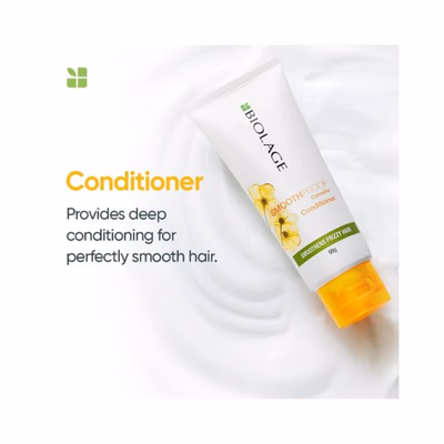 Biolage Smoothproof Anti-Frizz Conditioner with Camellia Oil and Glycerin for 72HR Frizz Control 98 gm - Conditioners