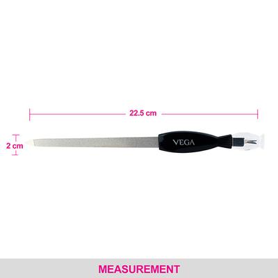 Vega Nail File With Trimmer (NFT6) 1's - Manicure & Pedicure Kits