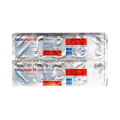 SITAPRIDE M 50/1000 Tablet 10's - Diabetes-Ant
