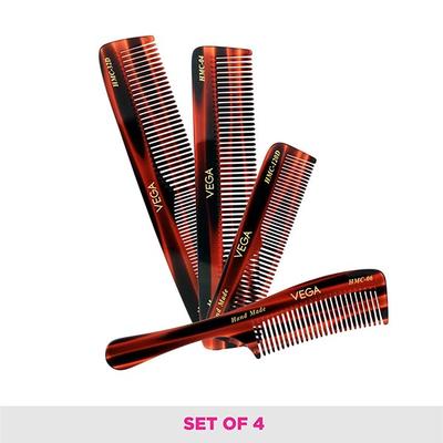 Vega Set Of Comb (HMCS - 04) 4's - Hair Combs