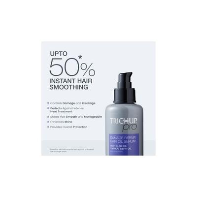 Trichup Pro Damage Repair Hair Oil Serum for Dry and Frizzy Hair, Reduce Split Ends and Breakage 100 ml - Hair Serums