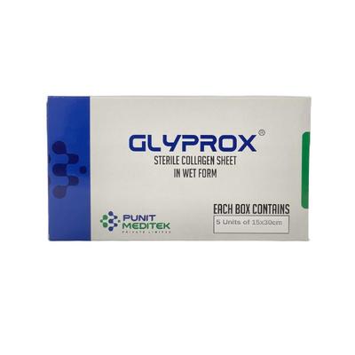 Glyprox Sterile Collagen Sheet in Wet Form (Pack of 15 x 30 cm 5's) - Bandages & Dressings