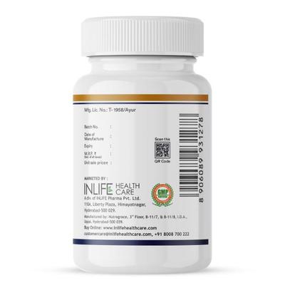INLIFE Omega 3 Double Strength Fish Oil 1000 mg Capsules 60's - Omega Fish Oil Fatty Acids