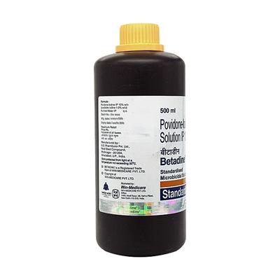 Betadine 10% Solution 500ml - Wound Care-Ski