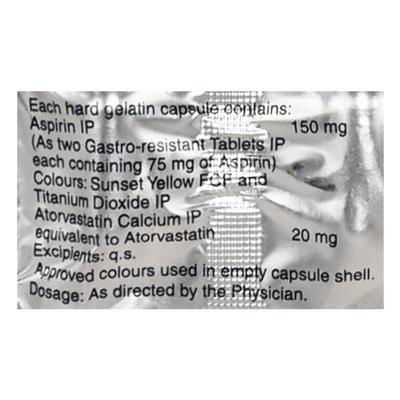 Ecosprin AV 150/20mg Capsule 10'S - Blood Clot-Ant