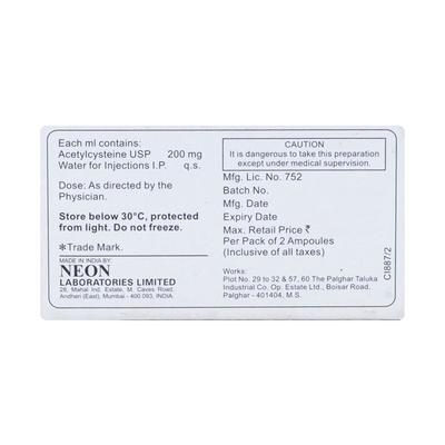 Mucyst 20% Solution 2ml - Cough And Cold-Cou