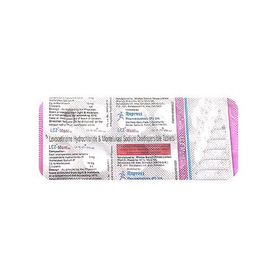 LCZ MONT OD Tablet 10's - Allergies-Ant