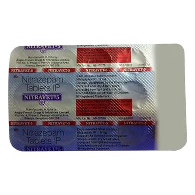 Nitravet 5mg Tablet 15'S - Hypnosis-Hyp