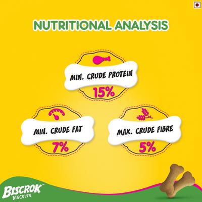 Pedigree Biscrok Biscuits - Milk & Chicken Flavour 500 gm - Petfood