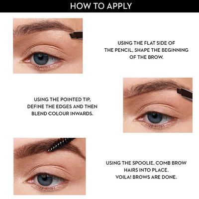 SUGAR Cosmetics Arch Arrival Brow Definer 04 Felix Onyx Dark Blackish Brown 0.35 gm. - Eyebrow Pencils & Enhancers