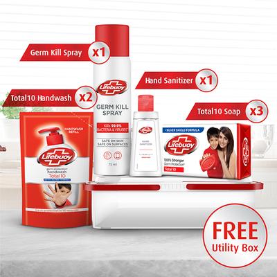 Lifebuoy Germ Protection Kit 870 gm - Hand Sanitizer
