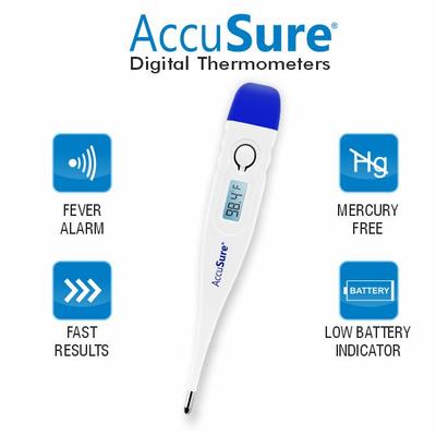 Accusure Advance Digital Thermometer (MT-1027) 1's - Thermometer & Oximeter