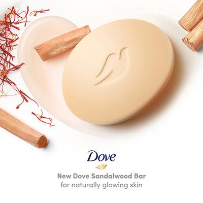 Dove Serum Bar Sandal Glow Bathing Bar (Pack of 3 x 125 g) - Soaps