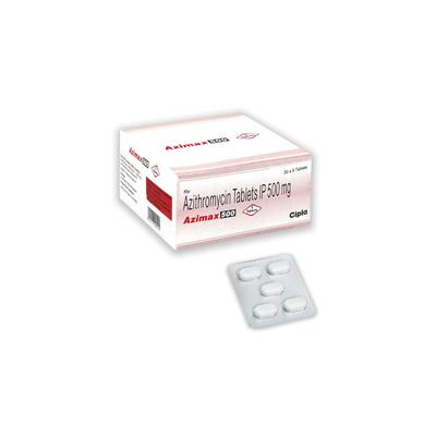 Azimax 500mg Tablet 5'S - Bacterial Infections-Mac