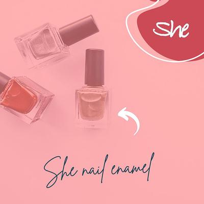 SHE MAKE UP NAIL ENAMEL 305 8 ml - Nail Polish