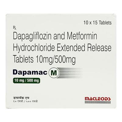 DAPAMAC M 10/500 Tablet 15's - Diabetes-Ant
