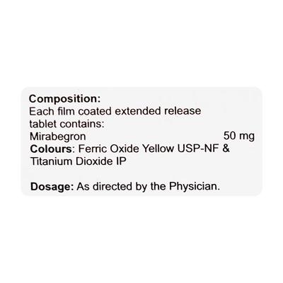 BEGROEASE 50 Tablet 10's - Bladder And Prostate Disorders-Dru